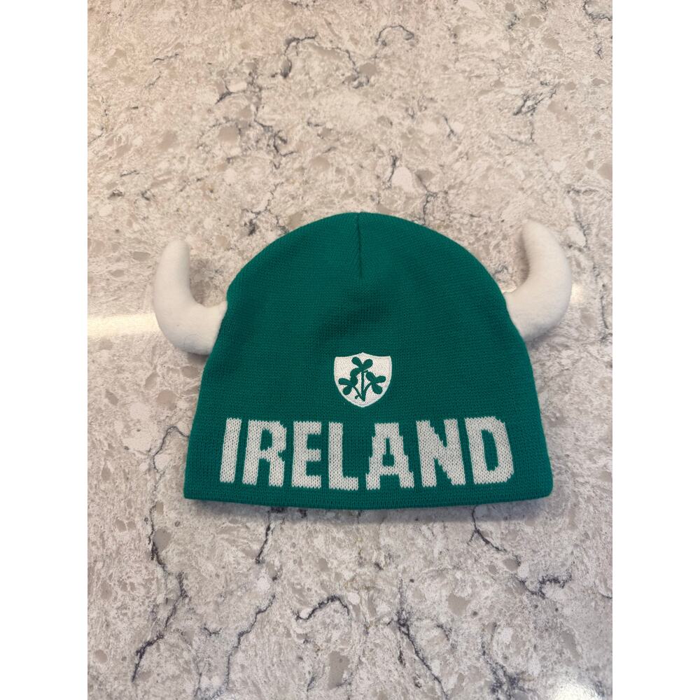 Kid's Viking Winter Hate Ireland Green & White